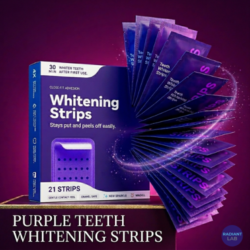 Radiant Labs™: Purple Teeth Whitening Strips