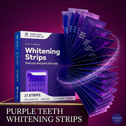 Radiant Labs™: Purple Teeth Whitening Strips