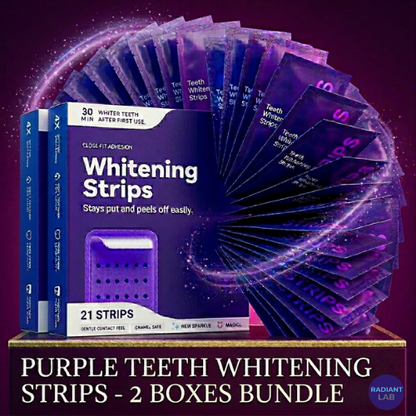 Radiant Labs™: Purple Teeth Whitening Strips